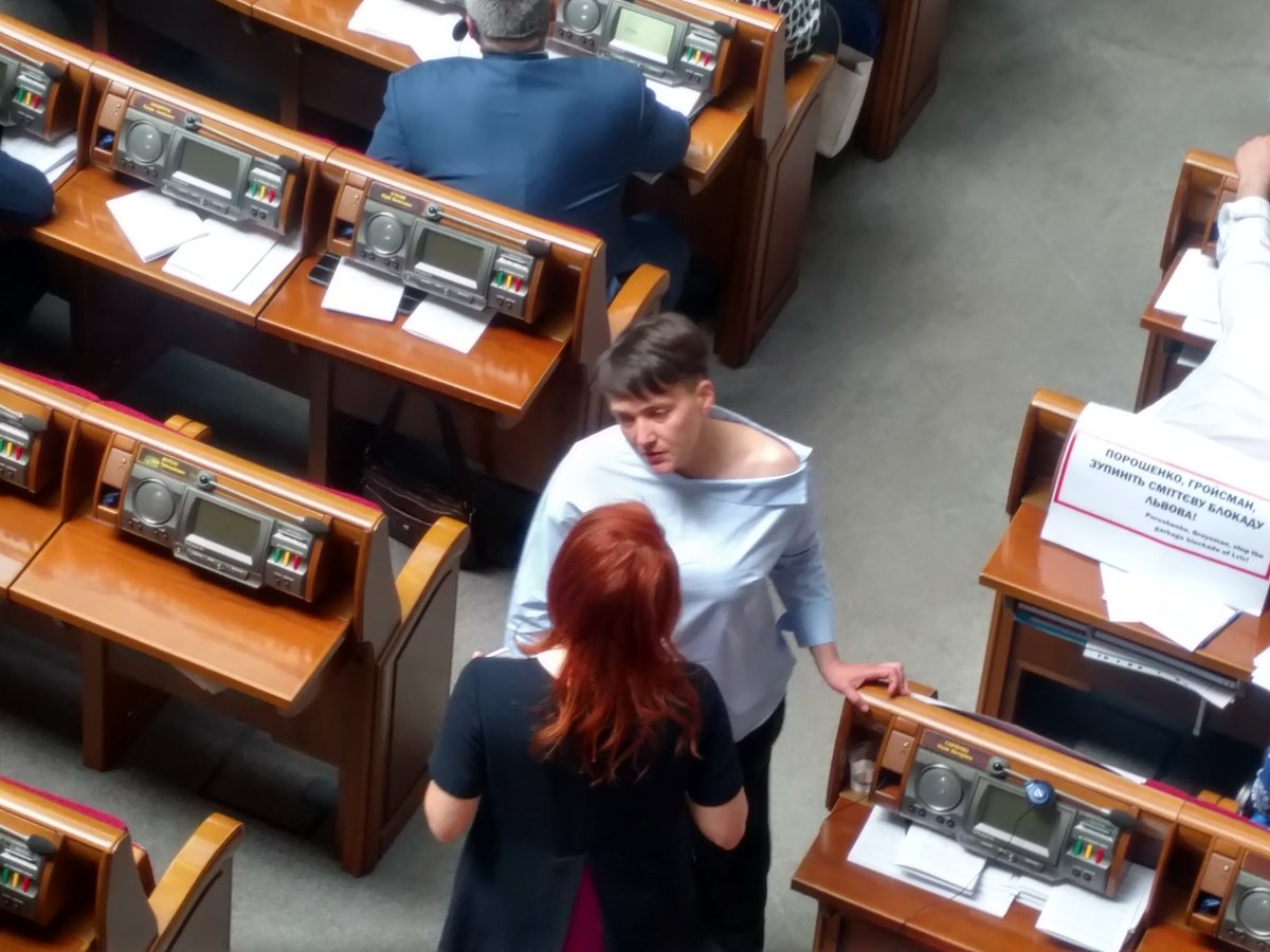 Как Савченко начала оголяться в Раде: скандальные фото
