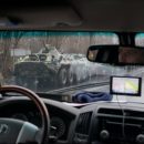 ОБСЄ показала військову колону, що увійшла до окупованого Луганська