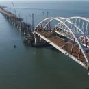 Оккупанты заявили, что установили все опоры автодорожной части Керченского моста