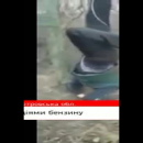 Под Днепром похитителя топлива подвесили вверх ногами