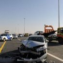 Это надо видеть: в Абу-Даби в ДТП разбились 44 автомобиля