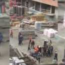 Кадры массовой драки гастрабайтеров на стройке в Краснодаре (видео)