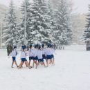 Победу никто не отменял: в России курсанток в юбках выгнали на снег репетировать парад к 9 мая