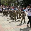 В России детсадовцев вывели на парад 