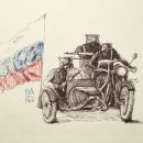 В сети опубликовали фотожабы, посвященные катанию Путина на мотоцикле